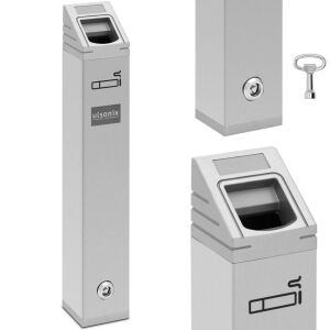 Hamutartó, külső falra szerelhető, zárt, 2 l - ezüst 143834339 - Dohányzás kiegészítő