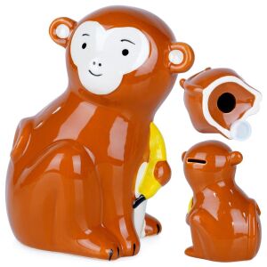 Kerámia majom alakú malacpersely