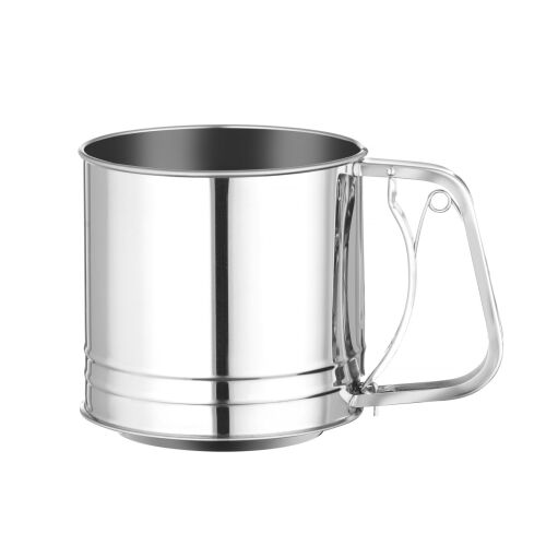 Acél lisztszűrő pohár 550 g