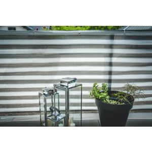 Mata osłonowa balkon taras uv 95% osłona balkonowa siatka 100 x 700 oczka GoGarden