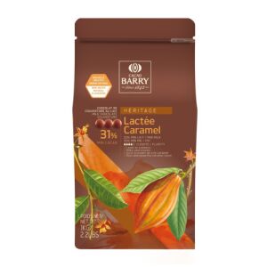 Cacao Barry Lactée Caramel tejcsokoládé, karamel, 31%, 1kg 143842191 - Tartós élelmiszer