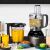 Blender Nutribullet Triple Prep System NBF580B, carafa 1.8 litri, robot de bucatarie 1.6 litri, 2 cupe, negru (8006447002555) 143844379