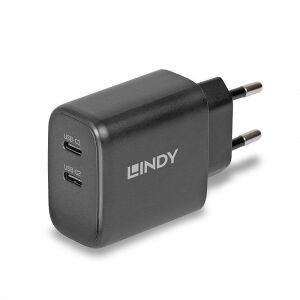 Lindy 73438 încărcătoare pentru dispozitive mobile Universală Negru AC Încărcare rapidă De interior (73438) 143845932 - Încărcător de telefoane