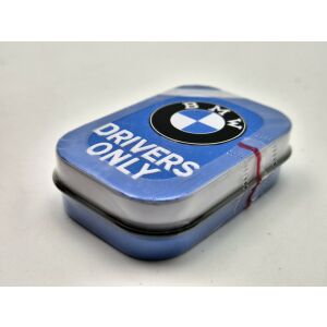 BMW Iba pre vodičov - modrá - kovová krabička na cukríky (15 g) 143848865 - Potraviny & Nápoje