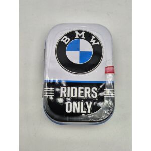 Kovová plechovka na cukríky BMW Riders only (15 g) 143848900 - Potraviny & Nápoje