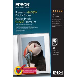 Epson   A4 50 lap 255g prémium fényes fotópapír 143849711 - Fotópapír