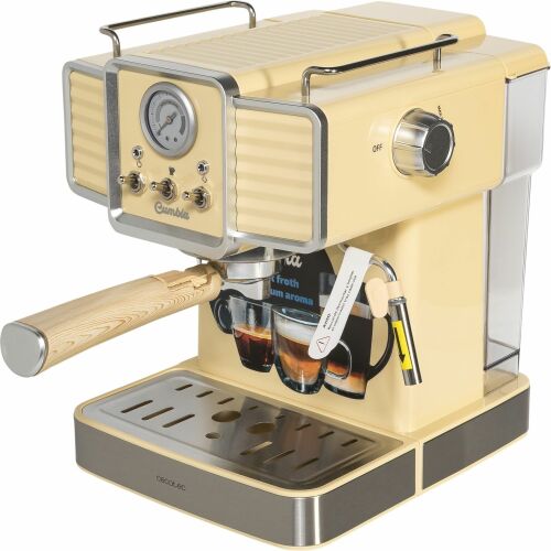 CECOTEC Power Espresso 20 Tradizionale Automata Kávéfőző - Világossárga