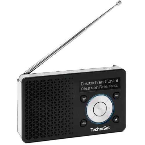 Technisat DigitRadio 1 A Hordozható DAB+FM Zsebrádió - Fekete / Ezüst 143851531