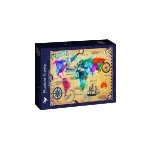 Bluebird 2000 db-os puzzle - Colorful World Map (90506) 143853425 - Bluebird