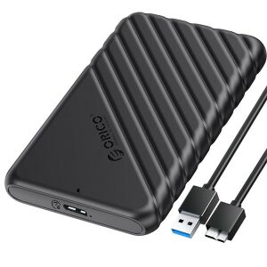 Orico Külső HDD/SSD Ház 2.5" - (USB-A 3.0, Max. 7-9,5 mm, Max.: 4TB, fekete) 143854309 - Orico