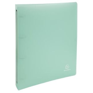 Gyűrűs könyv, 4 gyűrű, 40 mm, A4, PP, EXACOMPTA, pasztell zöld 143855282 - Iratrendezés