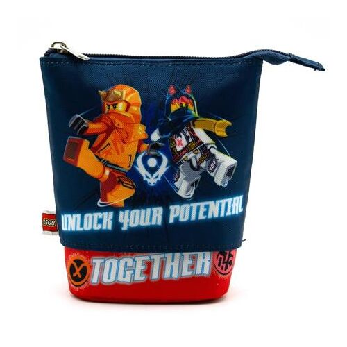 Tolltartó, cipzáras, pop-up, LEGO "Ninjago Together", kék-piros-mintás 143855376