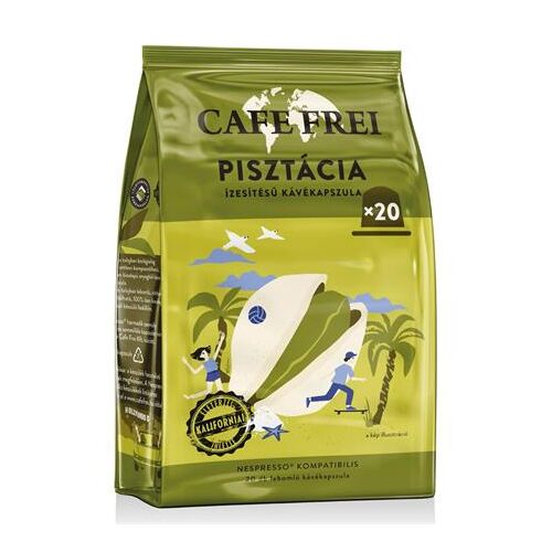 Kávékapszula, Nespresso® kompatibilis, 20 db, CAFE FREI, pisztácia 143855393