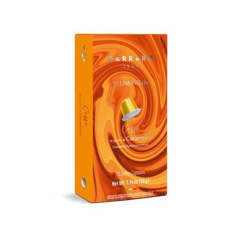 Kávékapszula, Nespresso® kompatibilis, 10 db, CARRARO, karamell 143855396