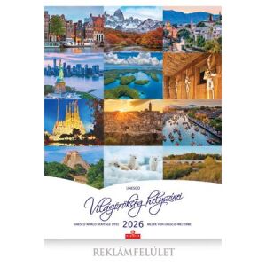Naptár, fali, CSG "Világörökség helyszínei" 143855497 - Irodai kiegészítő