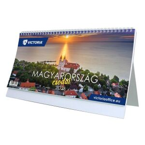 Naptár, asztali, álló, VICTORIA OFFICE "Magyarország Csodái" (2026 évi) 143855499 - Irodai kiegészítő