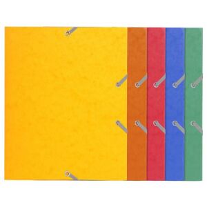 Gumis mappa, prespán, A5, EXACOMPTA, vegyes színek 143855510 - Iratrendezés