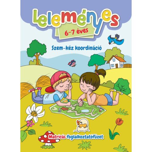 Leleményes 6-7 éves: Szem-kéz koordináció - Matricás foglalkoztatófüzet 143855658