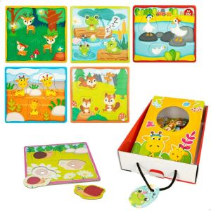 Gyermek Puzzle Lisciani Giochi 16 x 0,5 x 15 cm Touchpad 18 Darabok (6 egység) 143856731 - Baba puzzle