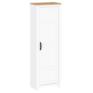 Polcos szekrény, fehér alba/tölgy craft arany, LANZETTE V 143861923 - Nappali bútor