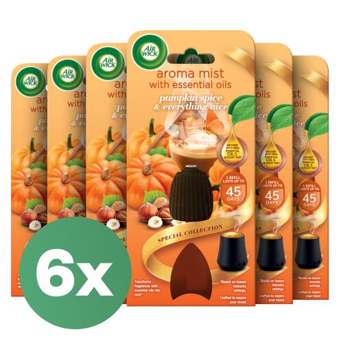 Wkład Air Wick do dyfuzora aromatów - Pikantny magiczny zapach dyni 6x20ml 145813280