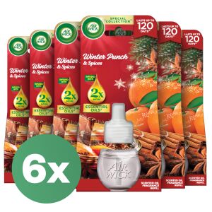 Air Wick Fruit Winter Punch Refill for electric air freshener 6x19ml