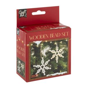 CraftID Karácsonyfadísz készítő kreatív készlet, hópelyhek CraftArt