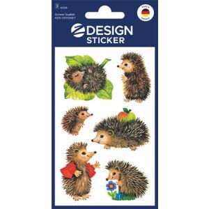 Matrica, papír, 3 ív, 76x120 mm,  AVERY ZWECKFORM, "Z-Design No.4306", sünik 143867069 - Matrica, mágnes