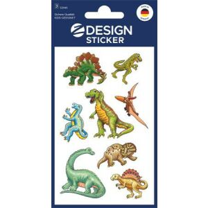 Matrica, papír, 3 ív, 76x120 mm, AVERY ZWECKFORM, "Z-Design No.53145", dinoszauruszok 143867115 - Matrica, mágnes