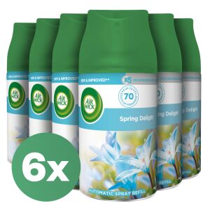 Air Wick Freshmatic Пролетна свежест Пълнител 6 броя за автоматичен освежител за въздух - Освежител за въздух