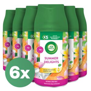 Air Wick Freshmatic Summer Delights punjenje 6 komada. Automatsko punjenje za osvježivač zraka za miris u domu. - Čišćenje
