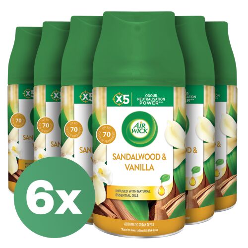 Air Wick Freshmatic Vanilija i Sandalovina Punjenje 6 komada