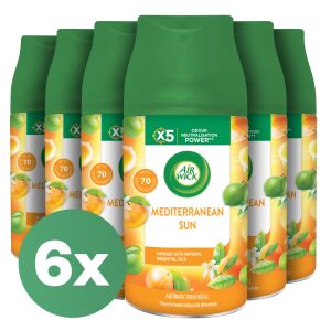Air Wick Freshmatic Mediterranean Sun náplň, 6 kusov. Automatická náplň do osviežovača vzduchu s citrusovou vôňou. - Osviežovače vzduchu