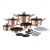 Berlinger Haus Rose Gold Kochgeschirr-Set mit Töpfen, Pfannen und Utensilien