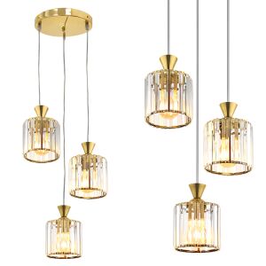 Lampă suspendată EBT026-3CP GOLD 143870053 - Lampă de baie