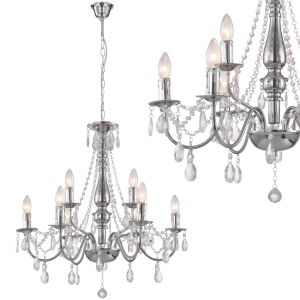 lampă suspendată EBT016-9CP CHROME 143870055 - Lampă de baie