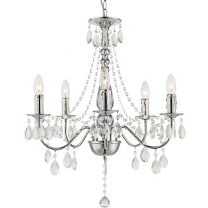lampă suspendată EBT014-5CP CHROME 143870079 - Lampă de baie