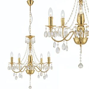 lampă suspendată EBT015-5CP Gold 143870065 - Lampă de baie