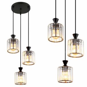 Lampă suspendată EBT025-3CP BLACK 143870069 - Lampă de baie