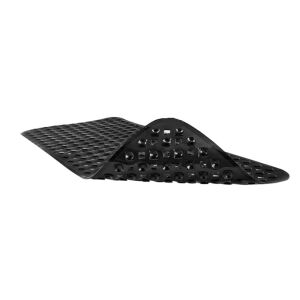 Waveliv Antihaft-Badematte, Silikon, Schwarz, 88 x 44 cm 143880175 - Badezimmermöbel
