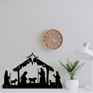 Коледна украса WILDPARTY, метал, черна, 40.8 x 24.8 см 143880249 - Коледна украса