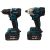 Fúró- és menetfúró készlet és ütvecsavarozó DDT-KRISTAL 2 akkumulátorral 36V 4Ah, szénkefe nélküli, szénkefe nélküli motor 143881157