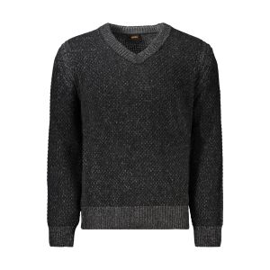 HUGO BOSS MĘSKI SWETER CZARNY 143892983 - Dla mężczyzn