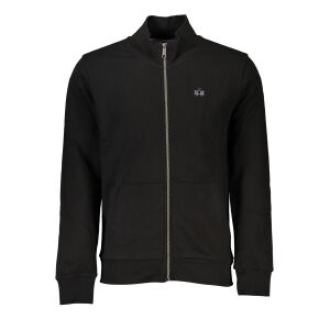 CZARNA BLUZA MĘSKA Z ZAMKIEM LA MARTINA 143894018 - Dla mężczyzn