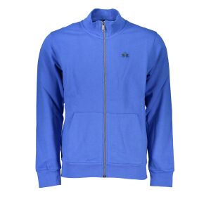 NIEBIESKA BLUZA MĘSKA Z ZAMKIEM LA MARTINA 143894196 - Dla mężczyzn