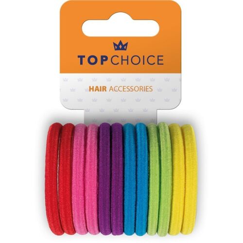 TOP CHOICE GUMKI DO WŁOSÓW 12 SZT 143940851