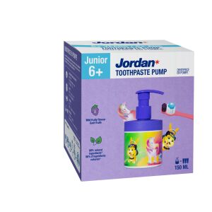 JORDAN Junior 6+ Pasat do zębów 150 ml 143941139 - Baba fogápolás
