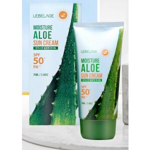 LEBELAGE Krem do twarzy SPF 50+ Moisture Aloe Sun 143941316 - Napfényvédő