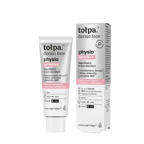 TOŁPA Dermo Face Physio Łagodzący Krem do twarzy - komfort 40 ml