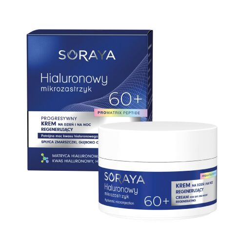 Soraya Hialuronowy Micro-Injection 60+ Regeneráló nappali és éjszakai krém - Arc- és szemkörnyékápoló